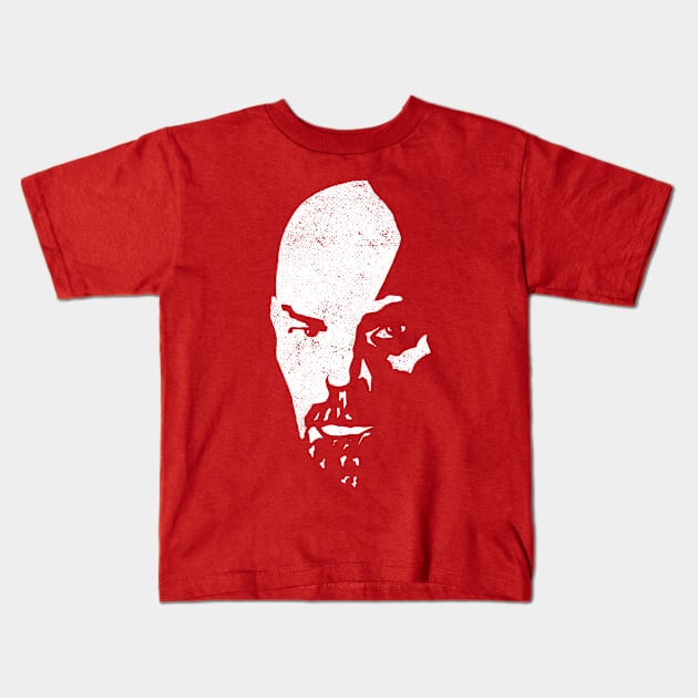 Lenin Portrait Kids T-Shirt by zeno27